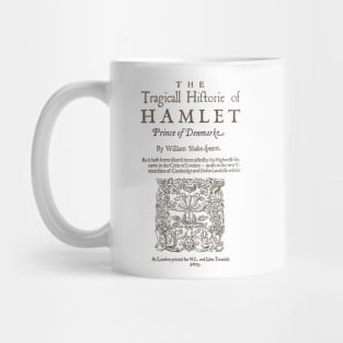 Shakespeare, Hamlet 1603 Mug